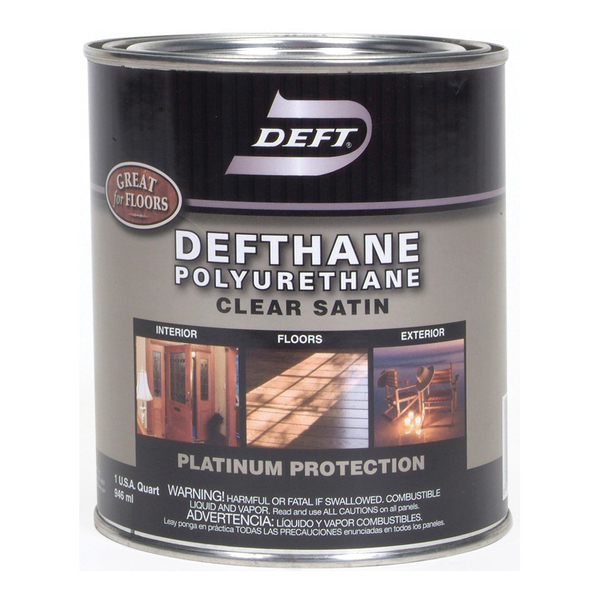 Deft 1 Qt Clear Defthane Interior/Exterior Polyurethane Satin DFT26